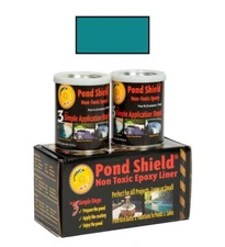 Pond Armor DBlue-QT Pond Shield Epoxy Liquid Pond Liner 1.5 Quarts, Delta Blue