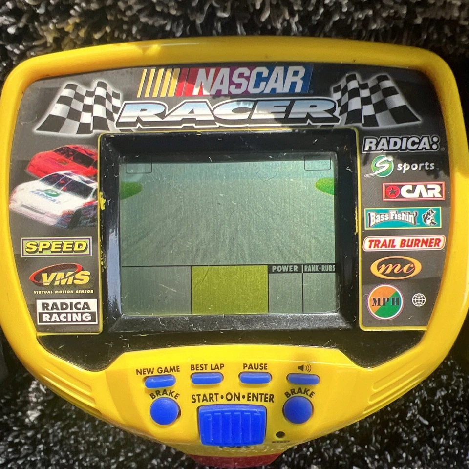 NASCAR RACER! Hand held racing game by Radica. Works. - Image 2 of 4