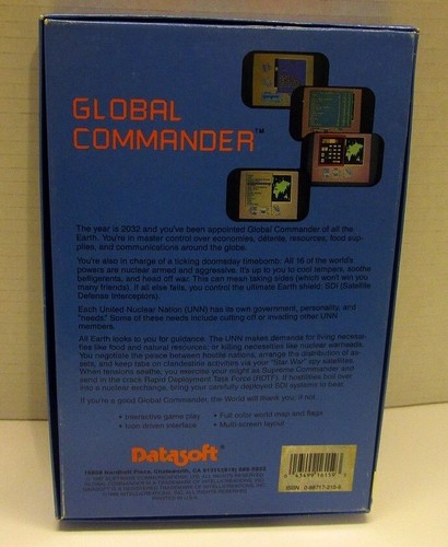 Global Commander by Datasoft for Atari ST - Picture 3 of 3