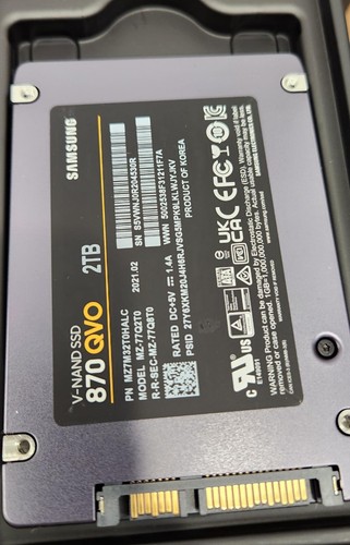 Samsung 870 QVO 2TB 2.5" SATA III Internal SSD (MZ-77Q2T0) Open box - Afbeelding 2 van 2