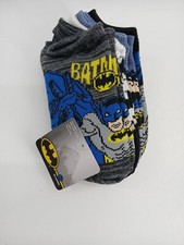 5 Piece Set Batman Ankle Socks Size 6-8.5 Shoe Size 7.5-3.5 Boys