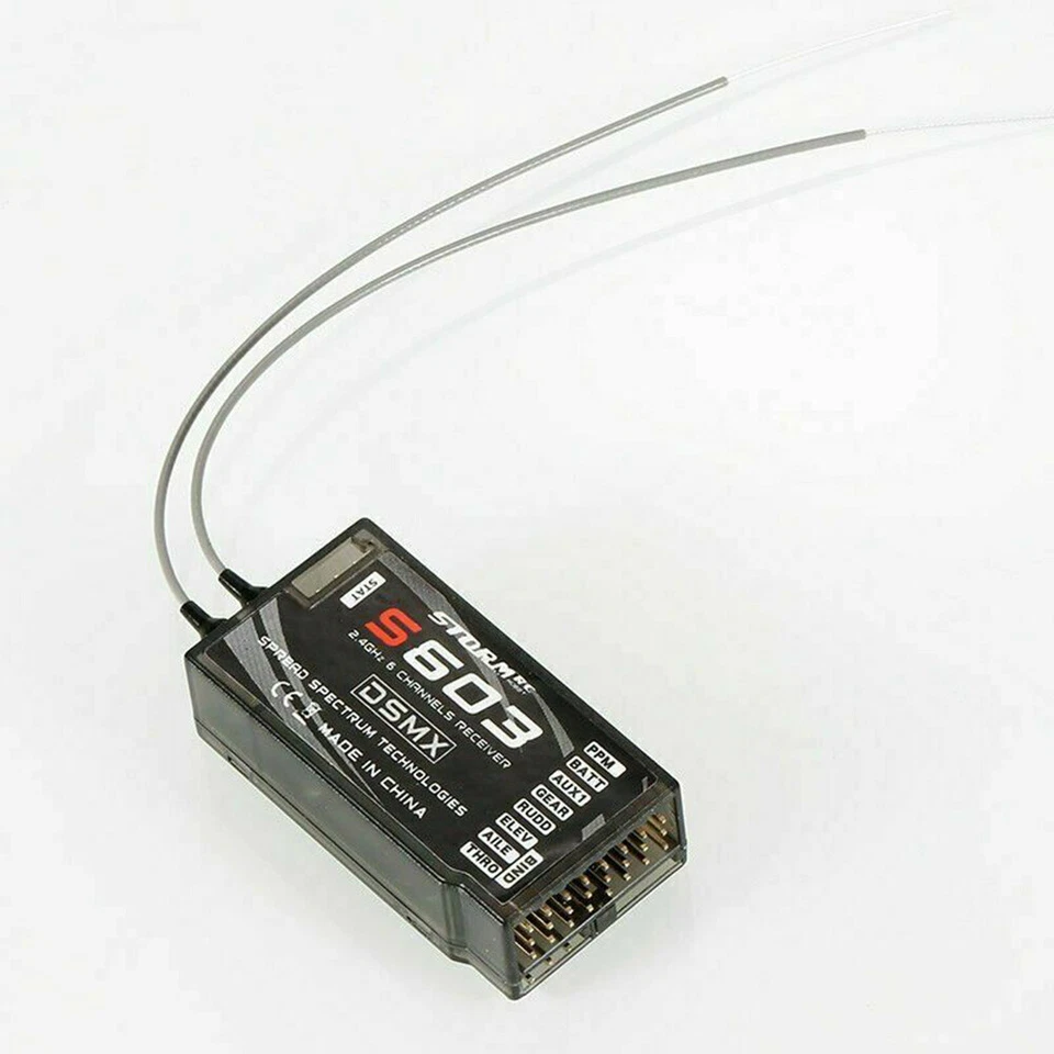 2.4GHz Empfänger DSMX 6-Kanal-Empfänger RX Support für Spektrum S603 Sender Neu - Bild 4 von 4
