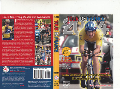 Tour De France-2004-Lance Armstrong-The Historic 6th Win-Bike Racing TDF-2 DVD