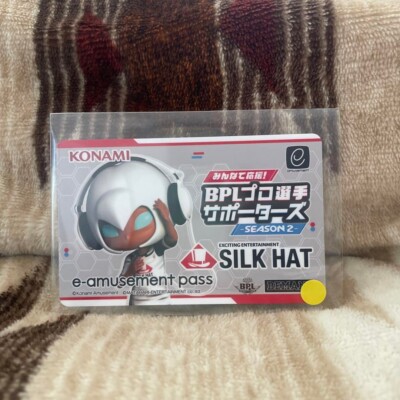 NEW Konami e-AMUSEMENT PASS Card beatmania IIDX BPL S2 SILK HAT NEW Konami e-AMUSEMENT PASS Card beatmania IIDX BPL S2 SILK HAT