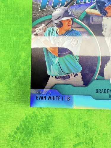 Evan White / Braden Bishop / Ian Miller Mariners - 2019 Bowman Chrome #TP-SEA - Picture 6 of 11