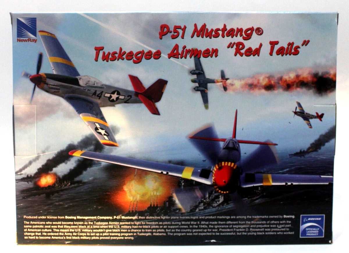 New Ray 20235 Tuskegee Airmen Red Tails P-51 Mustang Snap Kit 1:48 pre-painted