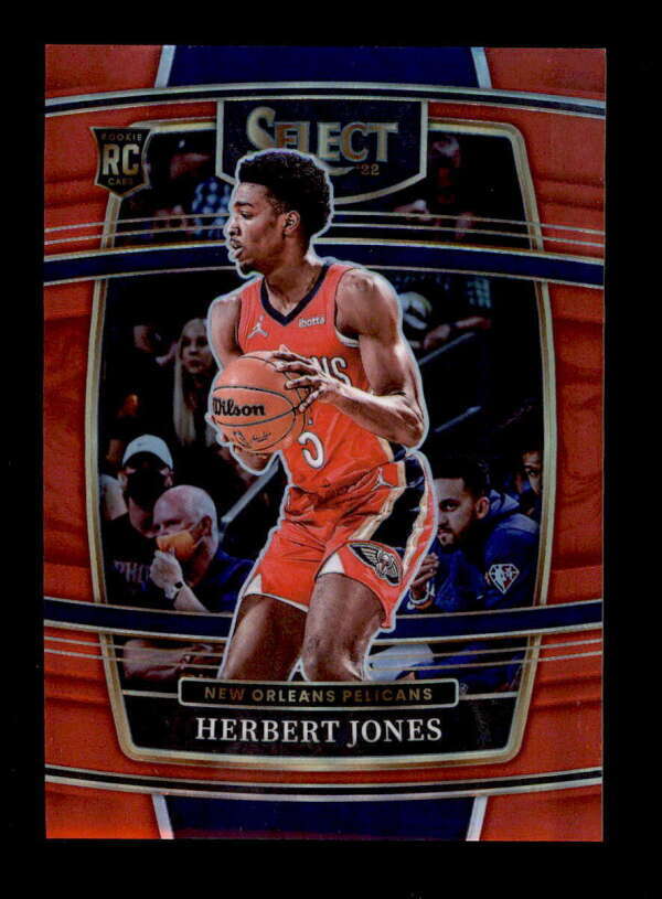 HERBERT JONES 2021/22 PANINI SELECT #45 ROOKIE RED PRIZM RC #043/199 BD8311