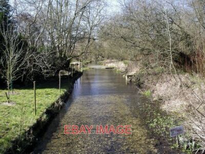 PHOTO  RIVER DEVER WONSTON LOOKING WEST AND DOWNSTREAM. THE DEVER IS A TRIBUTARY