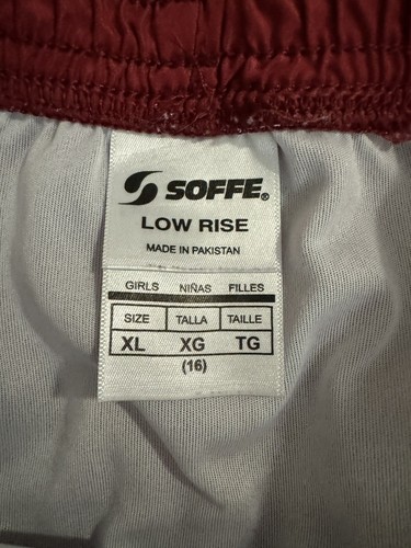 Lot Of 2 Sofee Girls Size XL Low Rise Maroon Black Shorty Shorts EUC - Picture 4 of 11