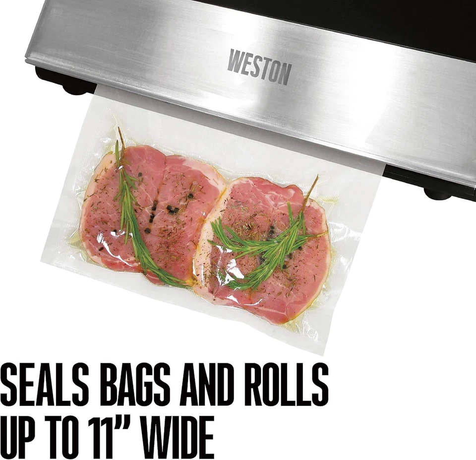 Sellador al vacío Weston 65-0501-W Professional Advantage, 11", acero inoxidable 11"  Foto 4 de 4