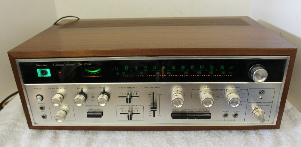 Vtg Sansui QR-4500 AM/FM Quad / Stereo Receiver ~ Awesome