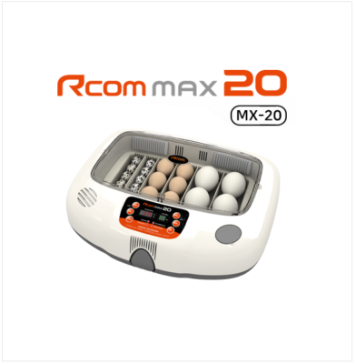 Rcom Max 20 MX-20 Digital Fully Automatic Incubator with Autoturn