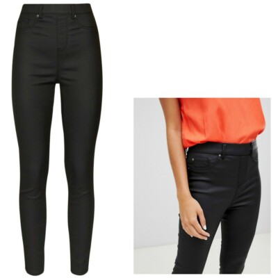 Ladies New Look COATED Skinny Jeggings 