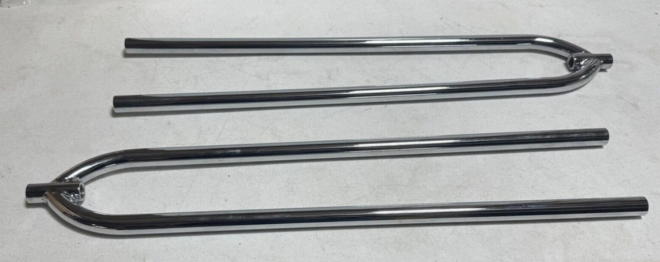1928-31 Ford Model A 1932 33 34 Front Axle 27" Hairpin Radius Rods Steel CHROME - Image 3 of 4