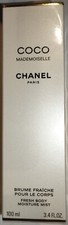 Due spray COCO Mademoiselle CHANEL — nebulizzatore idratante corpo fresco 100 ml 3,4 fl oz