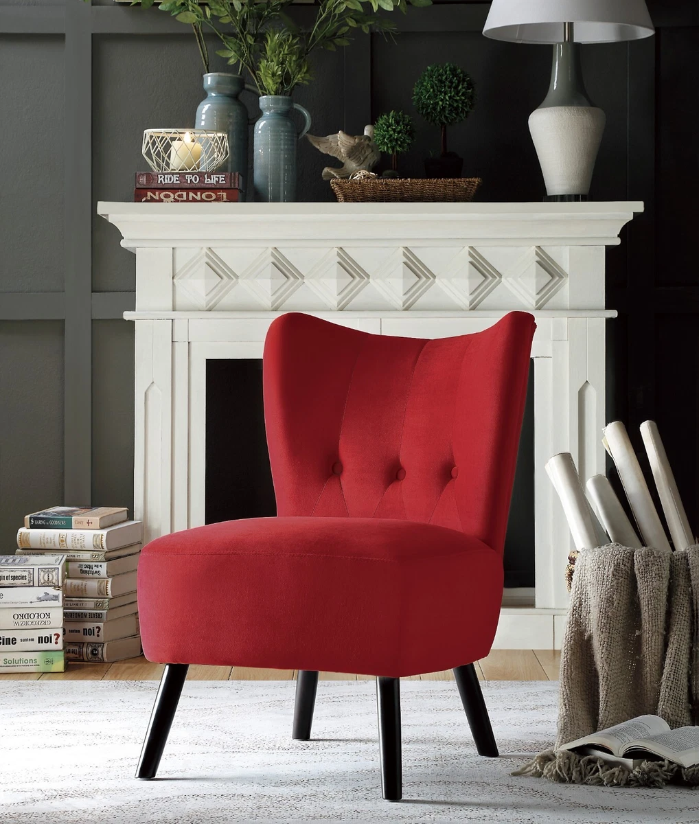 Dark red accent chair new arrivals