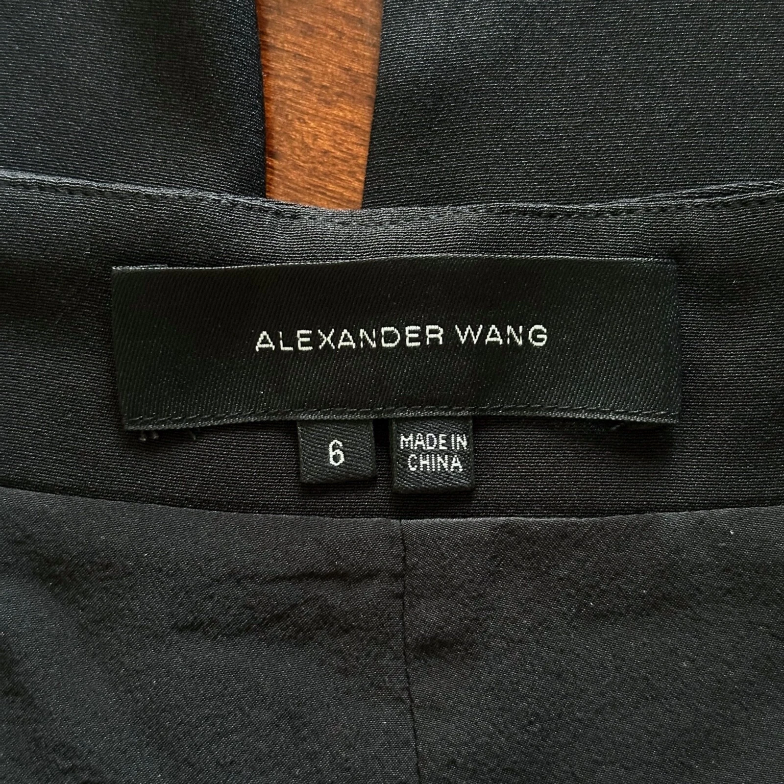 Alexander Wang Pantalone Donna Nero Seta Pieghettato Taglia S