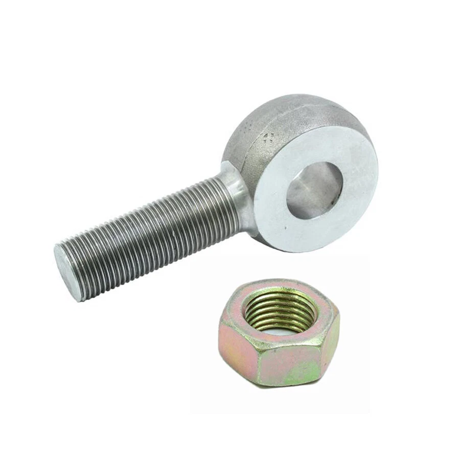 Left L/H Thread Eye Ball Joint Bolt Nut Steering Fits for Case 580M 580L G106832 - Image 2 of 4