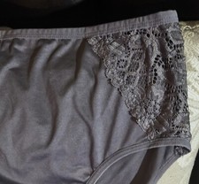 vintage Delta Burke deep taupe fancy granny panty size L full coverage NWOT