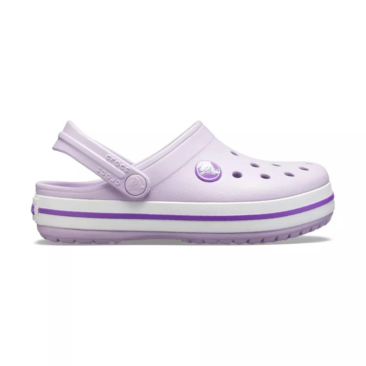 Crocs Crocband Preschool Grade School Clog Lavender Neon Purple 207006 5P8