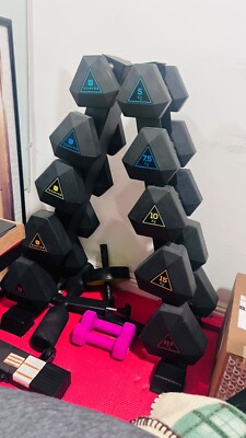 Domyos Weights & more (2- 5lbs weights, abs wheel)