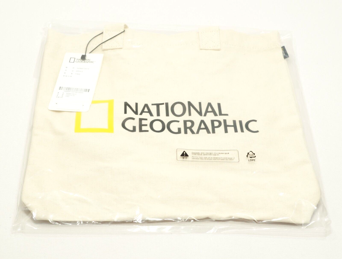 Brand New!!]National Geographic Basic Logo eco bag
