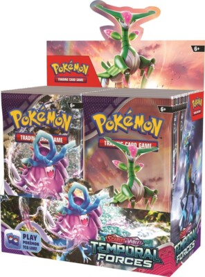 Pokemon TCG Temporal Forces Booster Box + 2 Elite Trainer