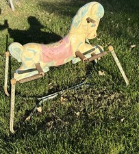 Vintage The Wonder Pony Rocking Horse Children's Ride On Spring Toy. Collector!