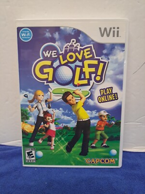 We Love Golf (Nintendo Wii, 2008) new RARE Rated E, Capcom, Sports Simulation