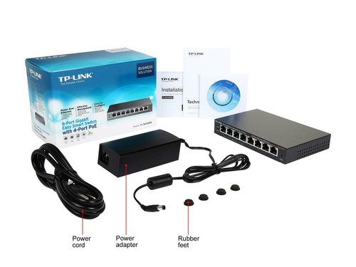 TP-Link TL-SG108PE V3 | 8 Port Gigabit PoE Switch | Easy Smart Managed | 4 PoE+ - Picture 9 of 9