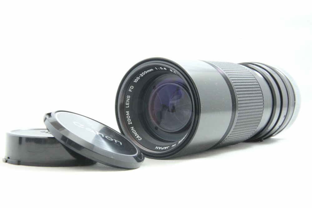 Canon FD 100-200mm f 5.6 f/5.6 SC S.C MF Zoom Lens from Japan
