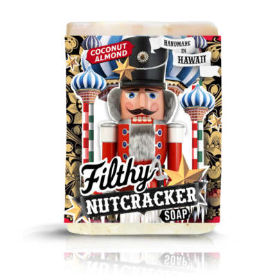 Filthy Farmgirl Nutcracker Coconut Almond Christmas Soap