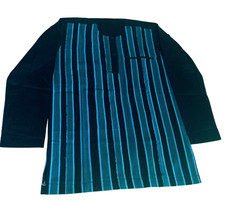 African Men Shirt. Part of fabric is handmade