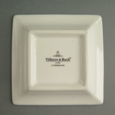 Villeroy & Boch SILVER BLUE AZUREA SQUARE TRAY 9.5 cm | Trinket