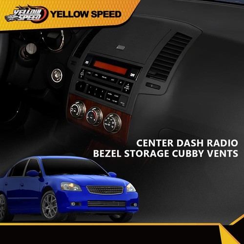 Fit For 2005-2006 Nissan Altima Dash Radio Center AC Air Vent Trim Bezel Storage - Picture 10 of 12