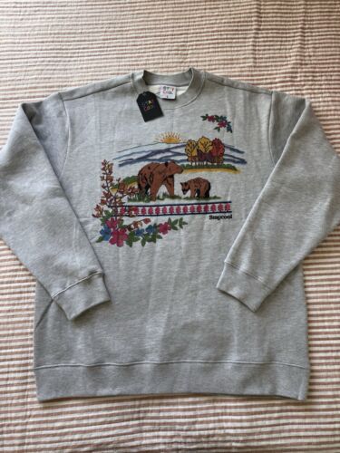 NWT! StayCoolNYC Mens Cotton Graphic Print Long Sleeve Pullover Sweatshirt Sz L