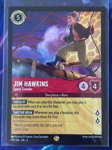 Jim Hawkins - Space Traveler 109/204 Disney Lorcana Into The Inklands Regular NM