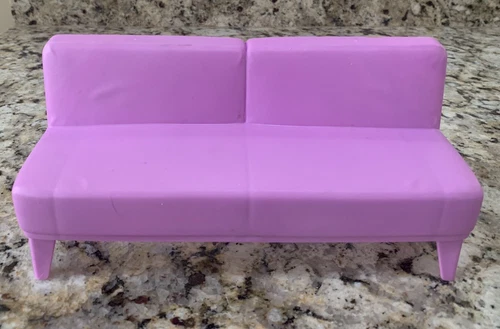 Barbie 3 Story Townhouse Purple Couch Dollhouse Furniture FREE SHIPPING