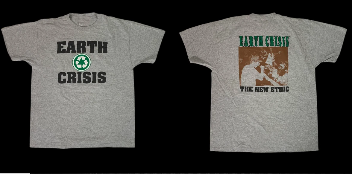 Earth Crisis Tシャツ Lサイズ ダークグレー Earth Crisis The New Ethic gray T-shirt unisex All sizes XZ1507 | eBay