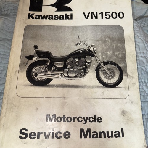 1997 Kawasaki VN1500 VULCAN Motorcycle Service Manual 1987-1997 99924-1078-07