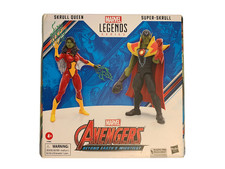 Marvel Legends Series Skrull Queen and Super-Skrull Action Figure Set Avengers