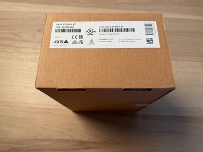 AXIS P3265-LVE Dome Camera- Manufacturer s Warranty