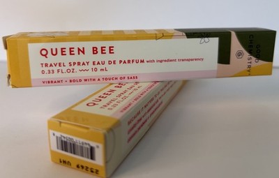 Two New Queen Bee Travel Spray Eau De Parfum Good Chemistry 0.33 Fl oz Vibrant