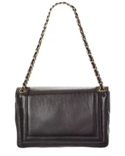 Valentino By Mario Valentino Alice Signature Leather Shoulder Bag Women's Black