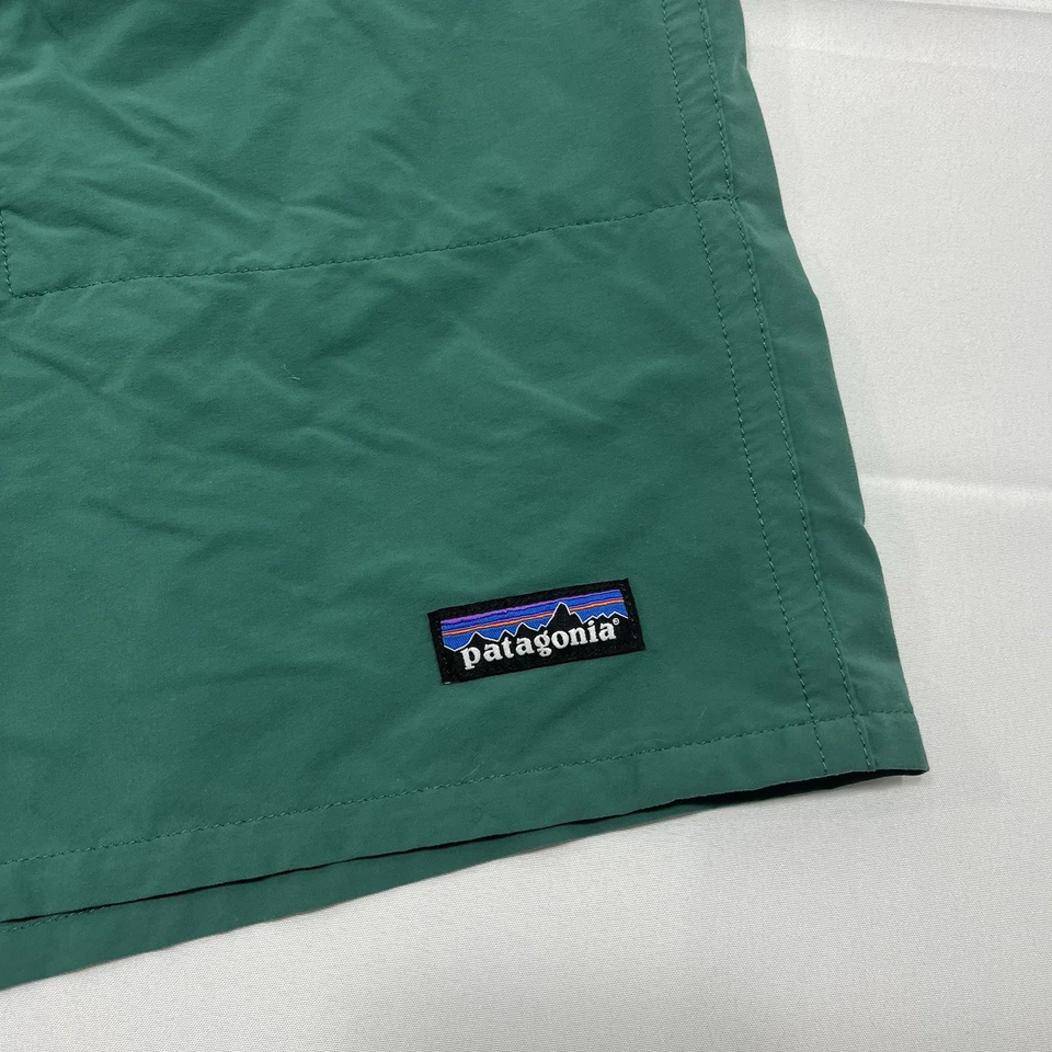 Bañador Patagonia para Hombres XL (34W) Verde Cintura Elástica 6 Pulgadas Forrado Nylon Playa Foto 2 de 4