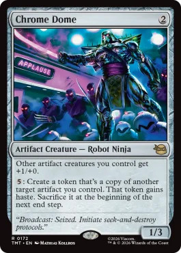 Magic MTG - Chrome Dome - Teenage Mutant Ninja Turtles - MINT/NMINT - EN