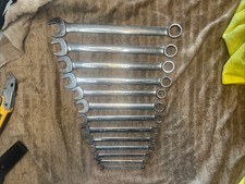 Nice Snap On Oex711b - 13 Pc Sae 12pt Standard Combination Wrench 14 - 1 Nice Snap On Oex711b - 13 Pc Sae 12pt Standard Combination Wrench 14 - 1