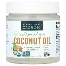 Organic Extra-Virgin Coconut Oil, 16 fl oz (473 ml)