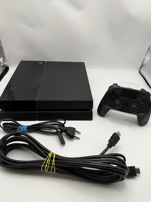 Sony PlayStation 4 500GB Spielkonsole PS4 Schwarz CUH 1004A mit Controller