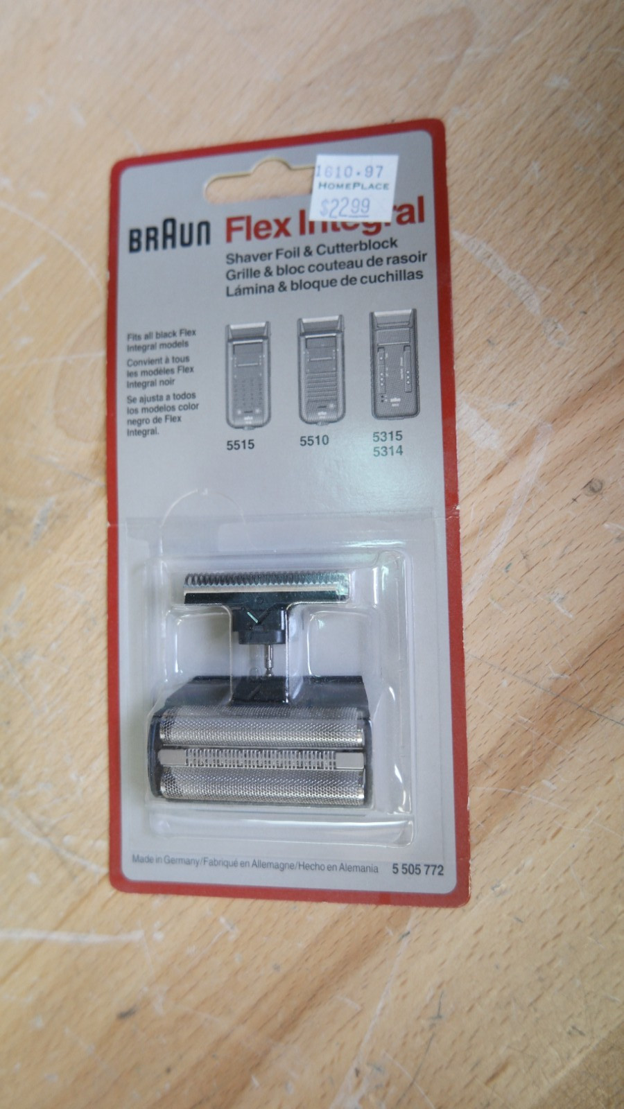 Cutterblock 5550, 5515, 5315, 5525, 5510, 5314, 5520